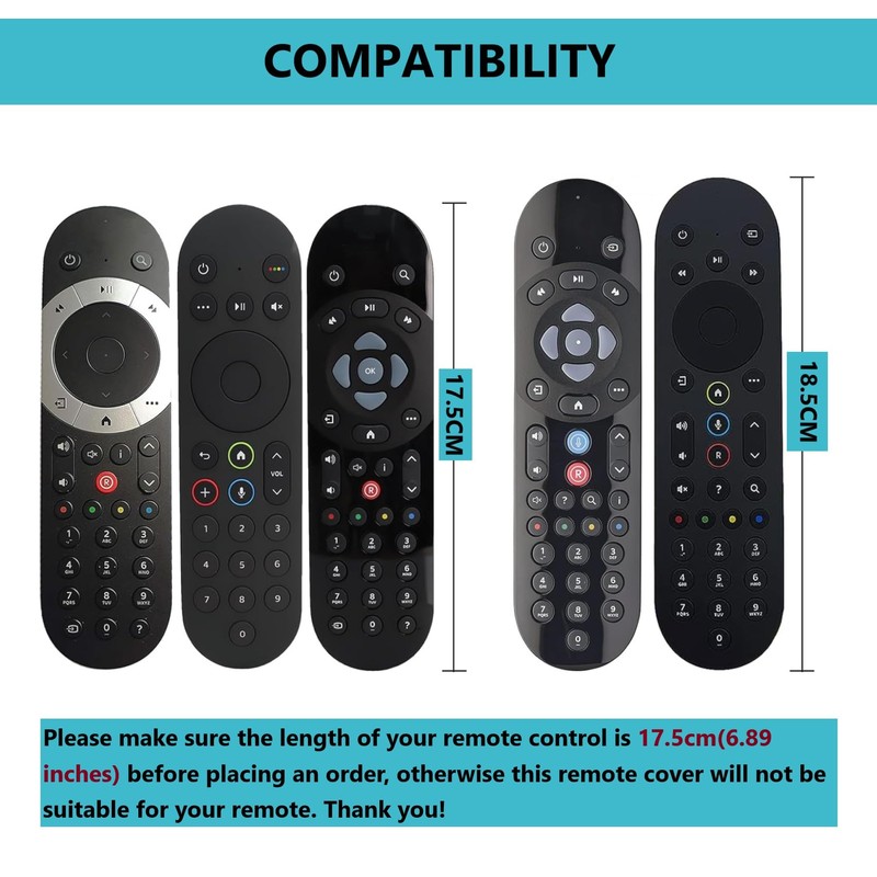 Remote Cover for Sky Q+ Controller Shockproof Protective Compatible Touch