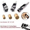 SICWOOD 3PCS Wood Plug Cutters Set, Wood Tenon Maker Dowel