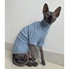 Sphynx Hairless Cats Shirt Cotton Cat Turtleneck Sweater Pullover Kitten