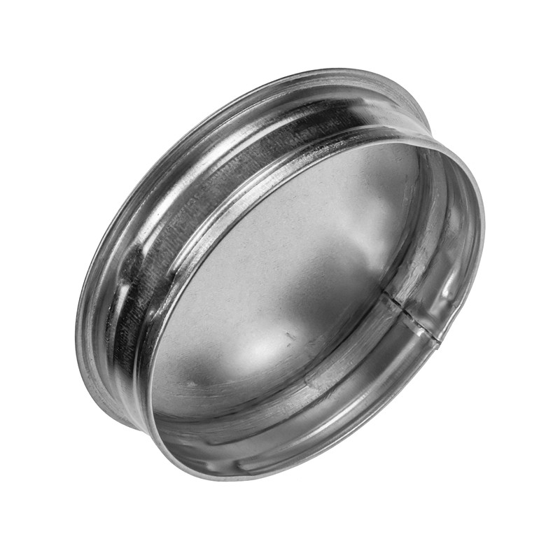 4” Inch Duct End Cap - Galvanized Steel Round Vent