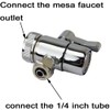 Malida diverter valve for counter top Water Filters Faucet Adapter,