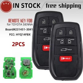 2 UNLOCKED NEW FOR 2021-2023 TOYOTA SIENNA SMART KEY FOB KEYLESS REMOTE HYQ14FBX