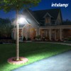 intelamp Solar Street Lights Outdoor Waterproof 3000LM 12500mAh Dual Motion