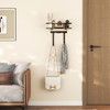 efluky Ironing Board Hanger with Removable Hooks, Ironing Board Holder