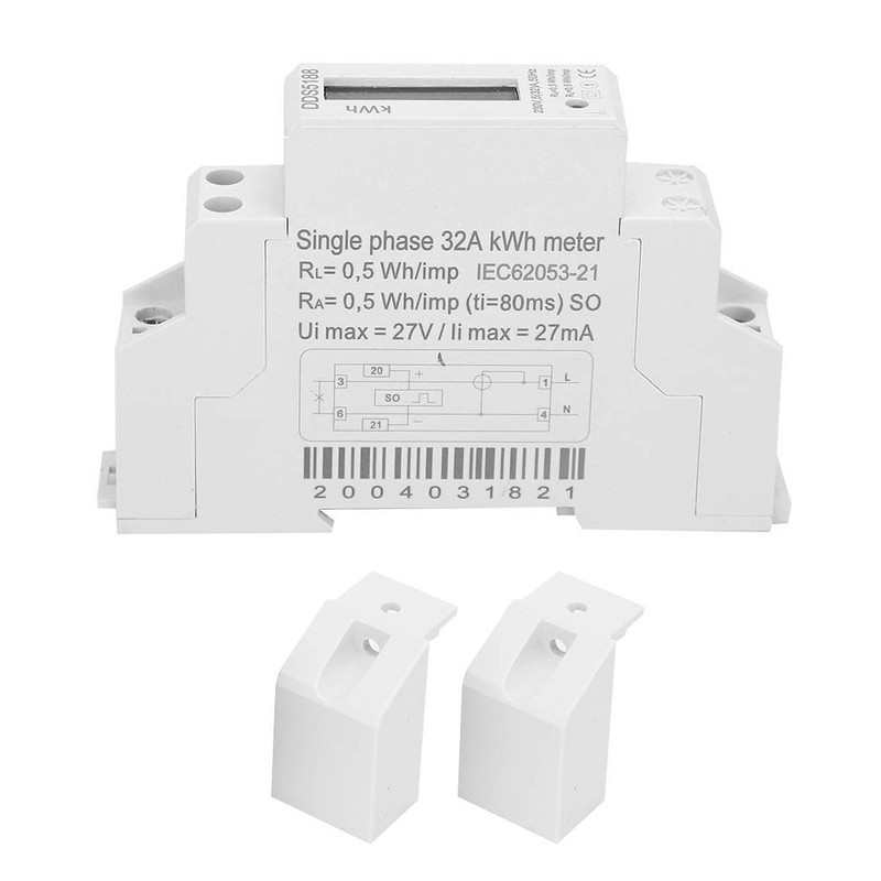 WattHour Meter Smart Miniature SinglePhase Electricity LCD Display DDS5188