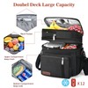 LOKASS Lunch Box for Women-Double Deck Insulated Adults Lunch Bag