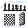 Magnetic Chess Set - Cestamor Chess Board Folding Travel Chess