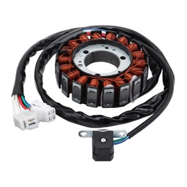GOOFIT 18 Coil Motorcycle Magneto Stator Coil Replacement for Suzuki LTZ400 Quadsport Z Kawasaki KFX KSF 400 KSF400 Arctic Cat DVX400