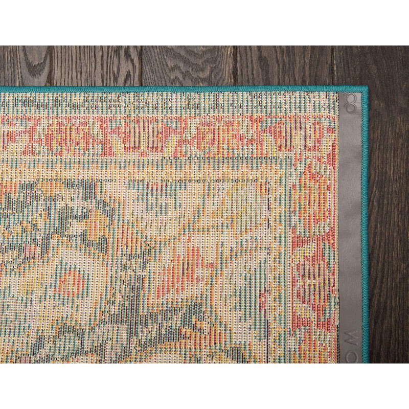 Unique Loom Penrose Collection Area Rug - Alexis (8'Square, Blue/