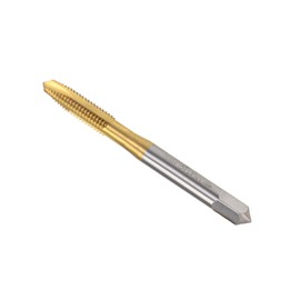 CoCud Spiral Point Taps, Metric M6 x 1 Thread, Titanium Coated High Speed Steel 6542 Screw Milling Threading Tap - (Applications: for Tapping Drilling Machine), 1-Piece