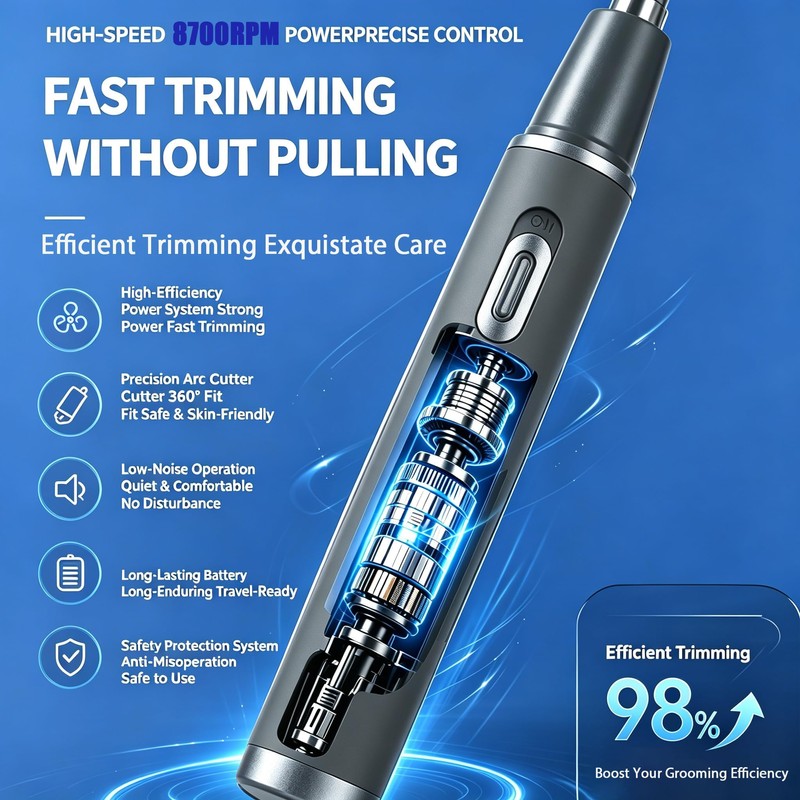 SEIHAI Nose Hair Trimmer for Men and Women,3 in 1