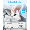 decqle Universal Travel Adapter, International Travel Plug Adapter with 2