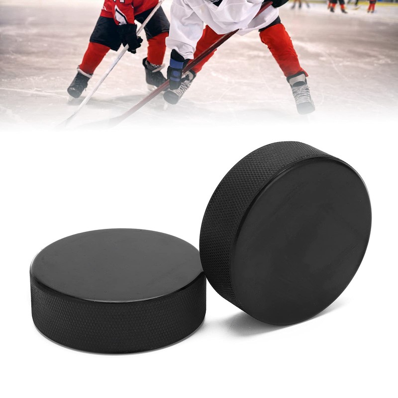 2 Pcs BH-25 Ice Hockey Pucks Bulk Sports Puck Balls