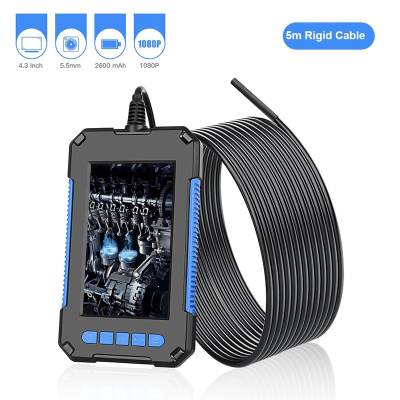 P40 Portable Handheld Industrial Endoscope Borescope Inspection Camera IP67 Waterproof