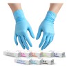 Guantes De Nitrilo Azul Uniseal Libres De Látex 200 Pzas