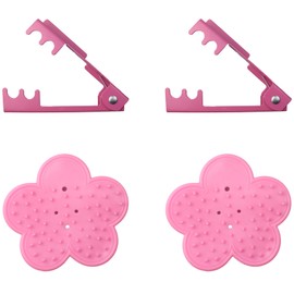 OZXNO 2 Set Rose Stem Leaf Thorn Stripper Stripping Tool Thorn Remove (Pink)