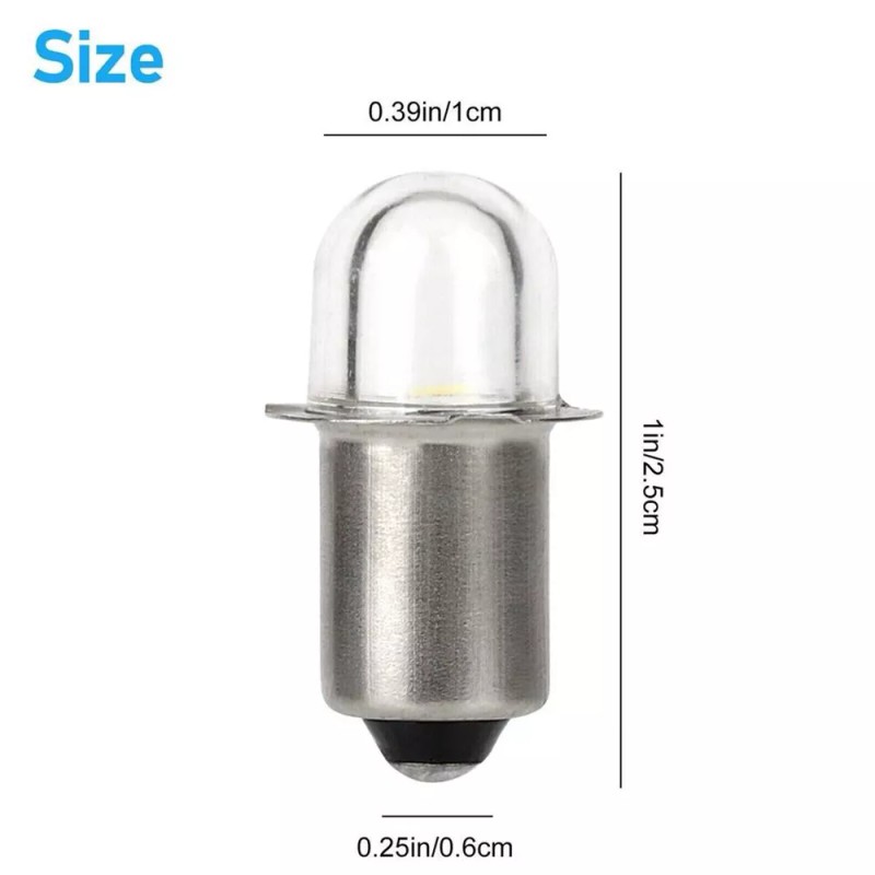 For BLACK+DECKER, For DEWALT LED Flashlight Replacement Bulb 18 Volt