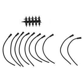 Vacuum Cupping Machine Replacement 10 Way Valve Rubber Single Head Hose for Cupping Machine