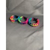 Solid Paracord 550 Bracelets - 1 Pack (S, Rainbow)