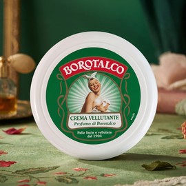 Borotalco Body Cream Velveting Baby Powder Musk Scent 150ml 1ea / 보로탈코 바디크림 벨벳팅 베이비파우더 머스크향 150ml 1개