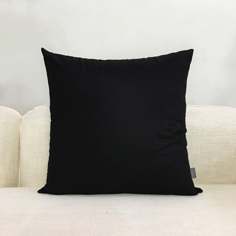 4 Pack Pillow cover,Cotton Comfortable Solid Decorative Throw Pillow Case