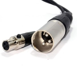 kenable 3 Pin Male XLR Plug to 3 Socket Female Mini XLR Cable 6m [6 metres]