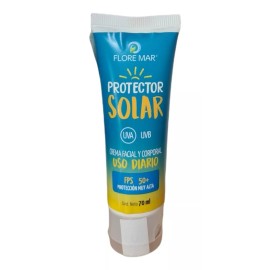FLORE MAR Protector Solar Crema Facial Y Corporal Uso Diario Fps 50+