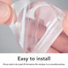4pcs Transparent Door Stopper Soft Acrylic Door Holder Prevent Impact