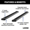 LUVERNE Slim grip 5' Running Boards (No Brackets)