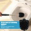 2PCS Toilet Bowl Brush Replacement Head, Toilet Brush Head Replacement