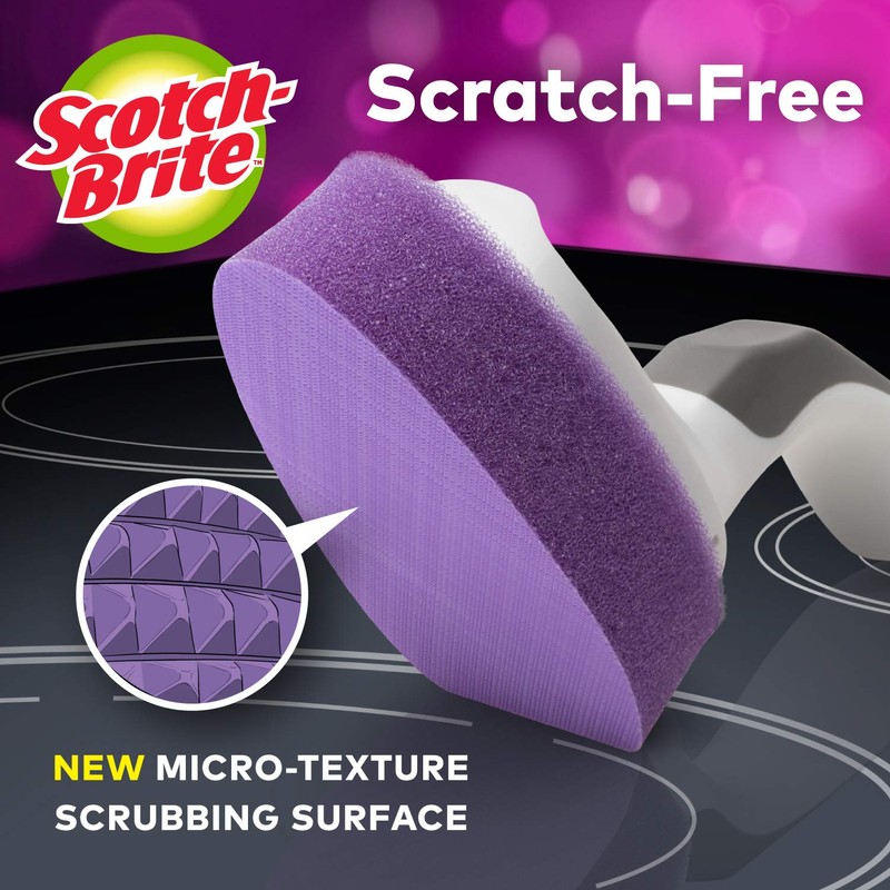 Scotch-Brite Glass Cooktop Wand Replacement Heads, Cleans With Just Water,