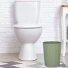 JiatuA Small Trash Can Plastic Wastebasket Round Garbage Container Bin