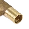 sourcing map Barb Hose Fitting 12mm OD Tee T Shape