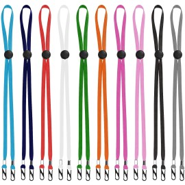 Unbranded Face Mask Lanyards, Mask Holder Adjustable Mask Lanyard with Clips, Ear Saver