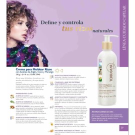Set Terramar Crema P/moldear Rizos + Shampoo Cabello Rizado