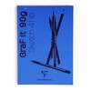 Clairefontaine cf96731a Notepad, Sketchbook, Crocky [Graphite/GraF it] A6 (Pocket Version),