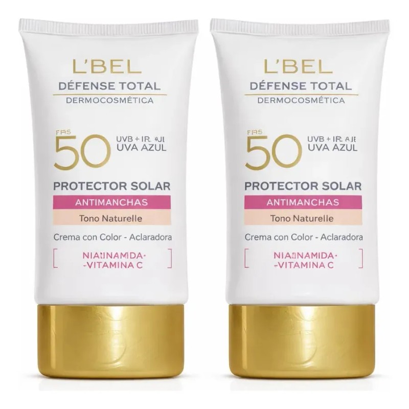 Lbel Protector Solar Spf50+ Tono Naturelle 30ml 2 Uniades