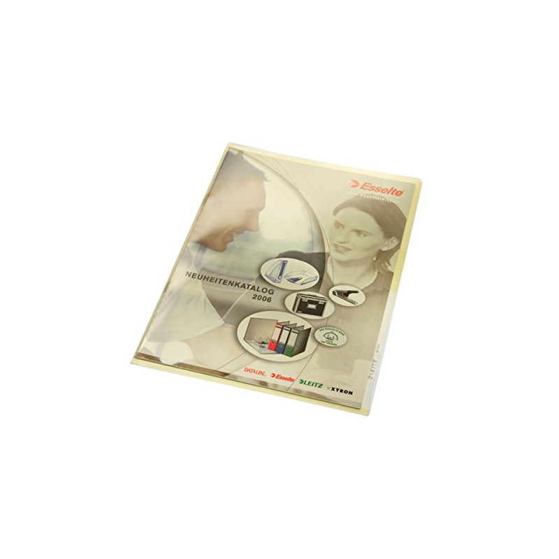 Esselte Leitz Premium Document Sleeve A4 PVC Yellow