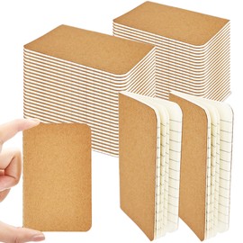 50 Pack A7 Kraft Paper Pocket Notebooks Mini Lined Journal Notebook Bulk for Students Teachers Office Writing Sketch Notepad Supplies, 60 Pages 30 Sheets