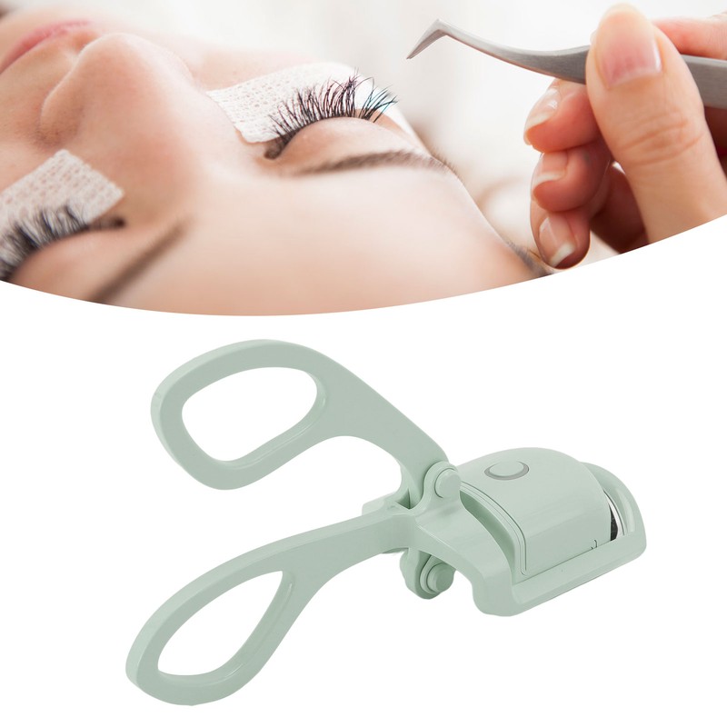 Heated Eyelash Curler Long Lasting Professional Rechargeable Electric Eyelash Curler