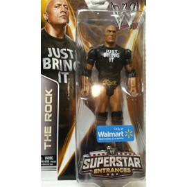 Mattel WWE Wrestling 2014 Exclusive Superstar Entrances Action Figure The Rock [Just Bring It T-Shirt]