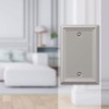 AmerTac 149BBN Amerelle Chelsea Blank Steel Wallplate in Brushed Nickel