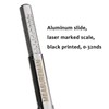 MEASUREMAN Solid Brass Body Tire Tread Depth Gauge, 0-32nd, Aluminum