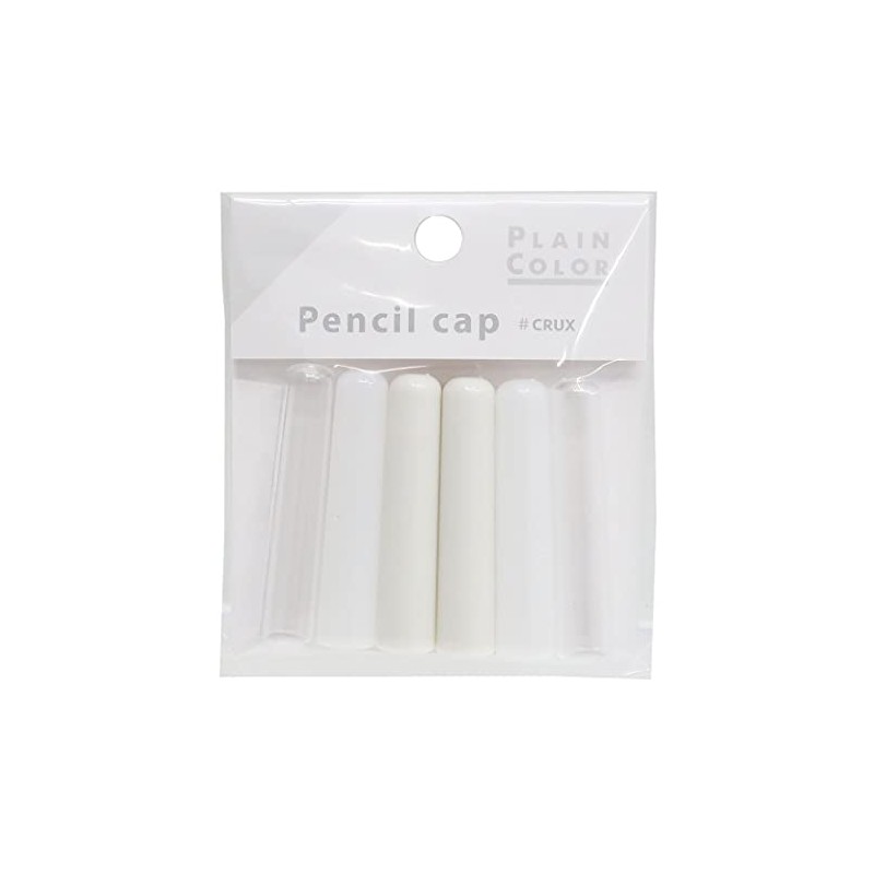 CRUX 102904 Pencil Cap Plain Color Pencil Cover Set of