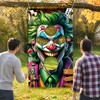 6Pcs Halloween Clown Bean Bag Toss Game Set