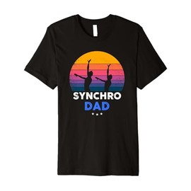 Synchronized Swimming - Synchro Dad - Funny Premium T-Shirt