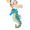 MONNEL MC492 Crystal Big Seahorse Lobster Clasp Charm for Women