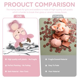 Deer Piggy Bank Money Box Children's Piggy Bank Deer Piggy Bank Kids Money Bank Money Bank Desktop Ornaments
