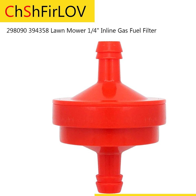 394358 AM38708 298090 Lawn Mower 1/4" Inline Gas Fuel Filter