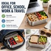 Stainless Steel Bento Box 29oz (850ml) - 2 Pack Leak